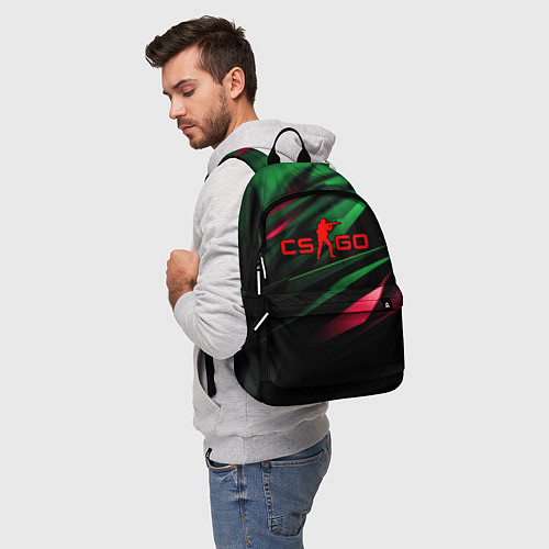 Рюкзак CS GO green red / 3D-принт – фото 5