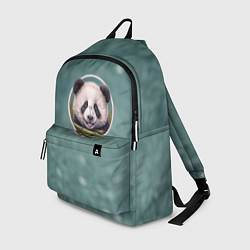 Рюкзак Милая мордочка панды с бамбуком, цвет: 3D-принт