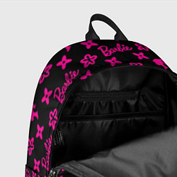 Рюкзак Барби паттерн черно-розовый, цвет: 3D-принт — фото 2