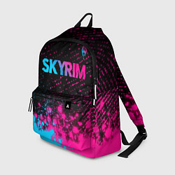 Рюкзак Skyrim - neon gradient: символ сверху, цвет: 3D-принт