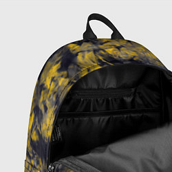 Рюкзак Абстрактный желтый енот в стиле арт, цвет: 3D-принт — фото 2