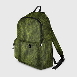 Рюкзак Мятая зеленая ткань, цвет: 3D-принт