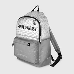 Рюкзак Final Fantasy glitch на светлом фоне: символ сверх, цвет: 3D-принт