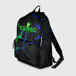 Рюкзак CS GO green blue neon, цвет: 3D-принт