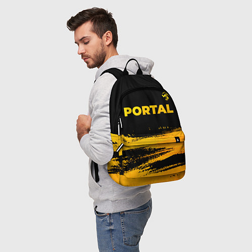 Рюкзак Portal - gold gradient: символ сверху / 3D-принт – фото 5