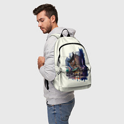 Рюкзак Улица ночных баров, цвет: 3D-принт — фото 2