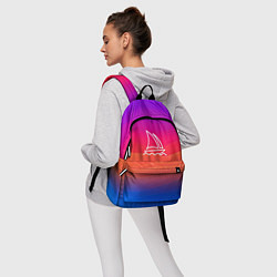 Рюкзак Midjourney Логотип с фоном, цвет: 3D-принт — фото 2