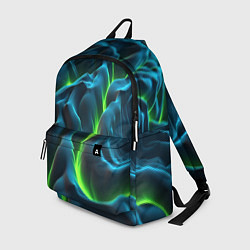 Рюкзак Зеленая кислотная текстура с плитами, цвет: 3D-принт
