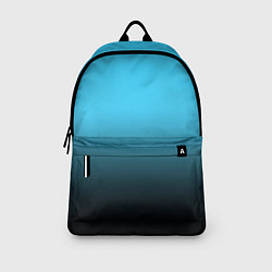 Рюкзак Градиент чёрно-голубой, цвет: 3D-принт — фото 2