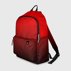 Рюкзак Градиент красно-чёрный, цвет: 3D-принт