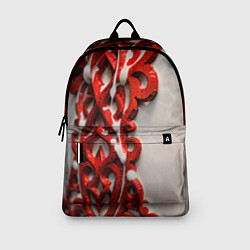 Рюкзак Красно-Черные Импульсы, цвет: 3D-принт — фото 2