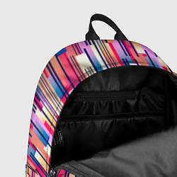 Рюкзак Яркие спортивные полоски, цвет: 3D-принт — фото 2