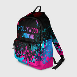 Рюкзак Hollywood Undead - neon gradient: символ сверху, цвет: 3D-принт