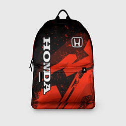 Рюкзак Honda - красная абстракция, цвет: 3D-принт — фото 2