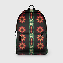 Рюкзак Красочный цветочный орнамент с ромашками, цвет: 3D-принт — фото 2