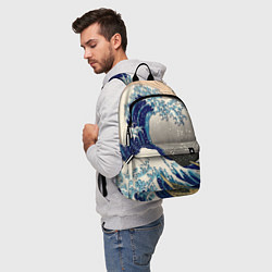 Рюкзак Великая волна от Канагава, цвет: 3D-принт — фото 2