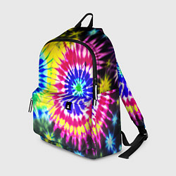 Рюкзак Colorful floral composition - tie-dye, цвет: 3D-принт