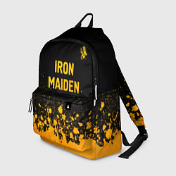 Рюкзак Iron Maiden - gold gradient: символ сверху, цвет: 3D-принт