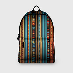 Рюкзак Этнический паттерн в вертикальную полоску, цвет: 3D-принт — фото 2