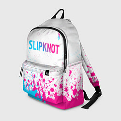 Рюкзак Slipknot neon gradient style посередине, цвет: 3D-принт