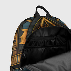 Рюкзак Орнамент с ромбами в египетском стиле, цвет: 3D-принт — фото 2