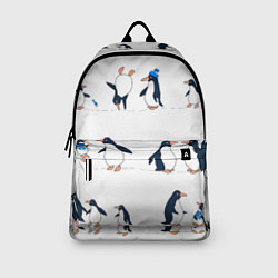 Рюкзак Семейство пингвинов на прогулке, цвет: 3D-принт — фото 2