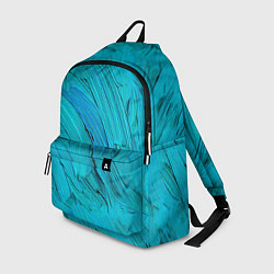 Рюкзак Голубая масляная краска, цвет: 3D-принт