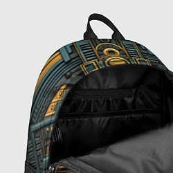 Рюкзак Симметрический узор в египетском стиле, цвет: 3D-принт — фото 2