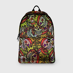 Рюкзак Череп пират с короной паттерн, цвет: 3D-принт — фото 2