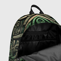 Рюкзак Симметричный узор в ирландском стиле, цвет: 3D-принт — фото 2