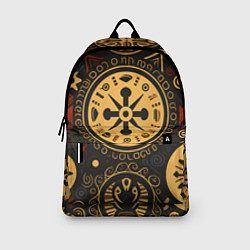 Рюкзак Узор в славянском стиле на тёмном фоне, цвет: 3D-принт — фото 2
