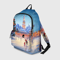 Рюкзак Новогодняя площадь, цвет: 3D-принт