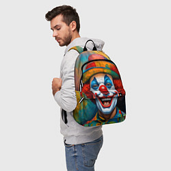 Рюкзак Нейросеть - Хэллоуин безумный клоун, цвет: 3D-принт — фото 2