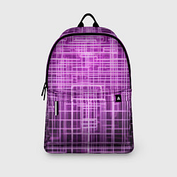 Рюкзак Фиолетовые неоновые полосы киберпанк, цвет: 3D-принт — фото 2