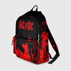 Рюкзак AC DC огненный стиль, цвет: 3D-принт