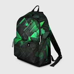Рюкзак Абстрактная интерпретация зеленого, цвет: 3D-принт