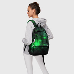 Рюкзак Цветные блоки абстракции, цвет: 3D-принт — фото 2