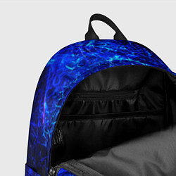 Рюкзак Синий лёд и снежинки, цвет: 3D-принт — фото 2
