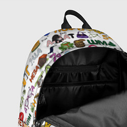 Рюкзак Много ребусов, цвет: 3D-принт — фото 2