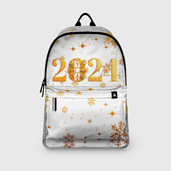 Рюкзак Новый 2024 год - золотой, цвет: 3D-принт — фото 2