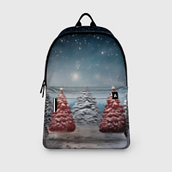 Рюкзак Волшебство зимней природы иней на деревьях, цвет: 3D-принт — фото 2