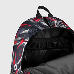 Рюкзак Киберпанк броня красная, цвет: 3D-принт — фото 2