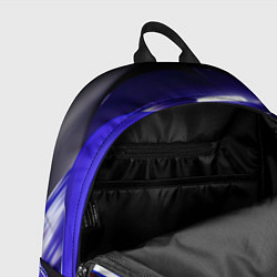 Рюкзак Blue black abstract, цвет: 3D-принт — фото 2
