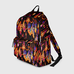 Рюкзак Ловцы снов с яркими перьями, цвет: 3D-принт