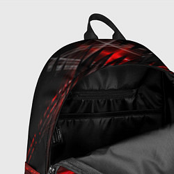 Рюкзак Черно красные текстуры, цвет: 3D-принт — фото 2