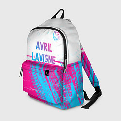 Рюкзак Avril Lavigne neon gradient style посередине, цвет: 3D-принт