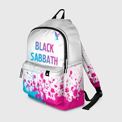Рюкзак Black Sabbath neon gradient style посередине, цвет: 3D-принт