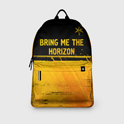 Рюкзак Bring Me the Horizon - gold gradient посередине, цвет: 3D-принт — фото 2