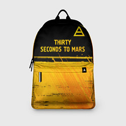 Рюкзак Thirty Seconds to Mars - gold gradient посередине, цвет: 3D-принт — фото 2