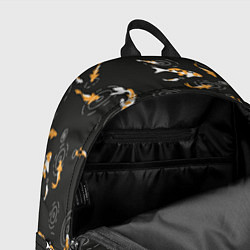 Рюкзак Карпы кои и дождь, цвет: 3D-принт — фото 2